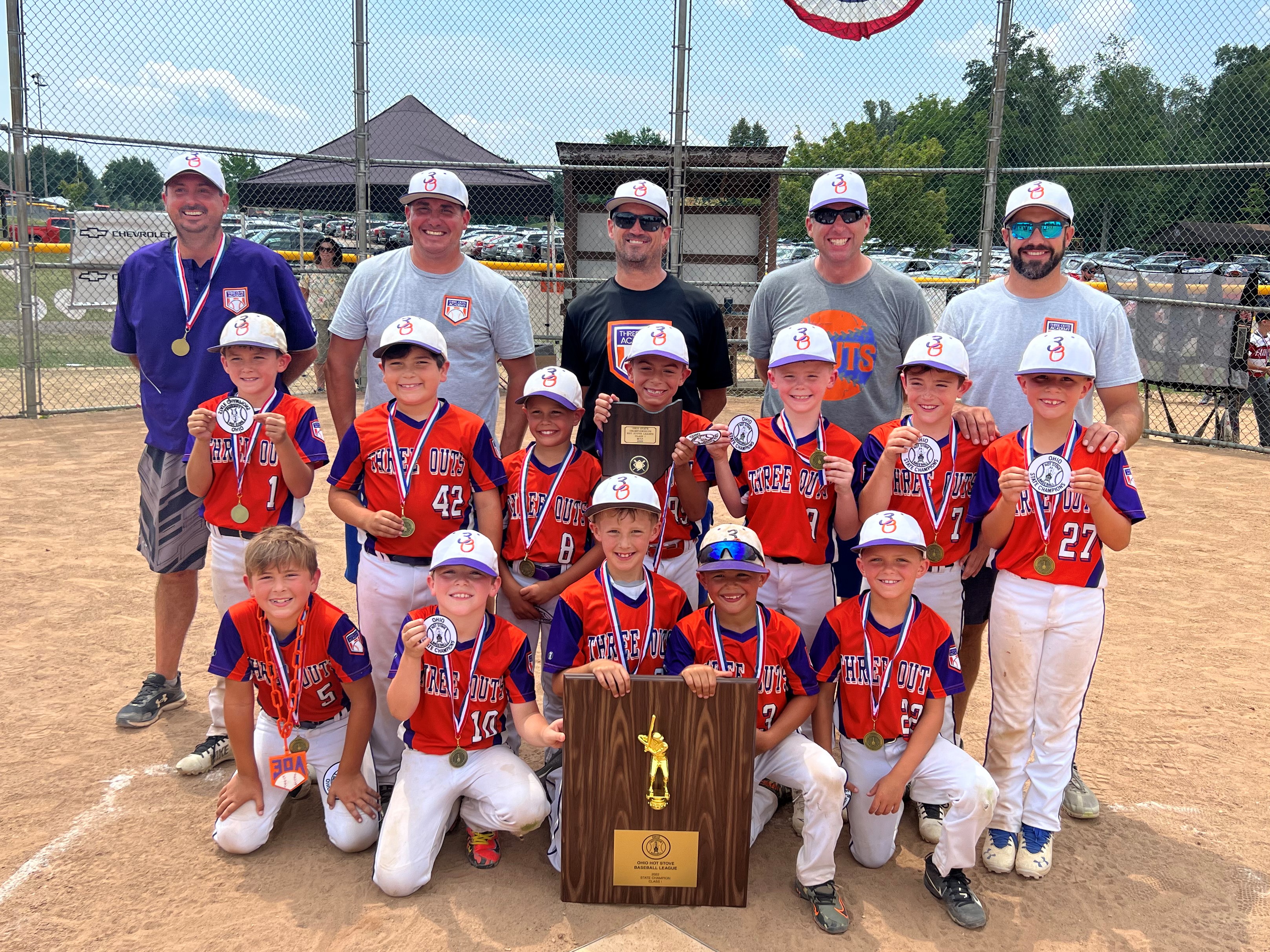 2022 Class I State Champions - Avon 3 Outs Orange