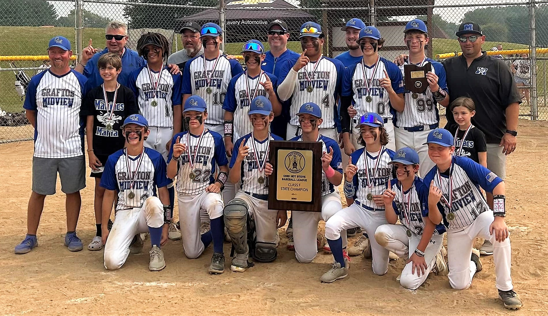 2023 Class F State Champions - Grafton Midview Maniacs