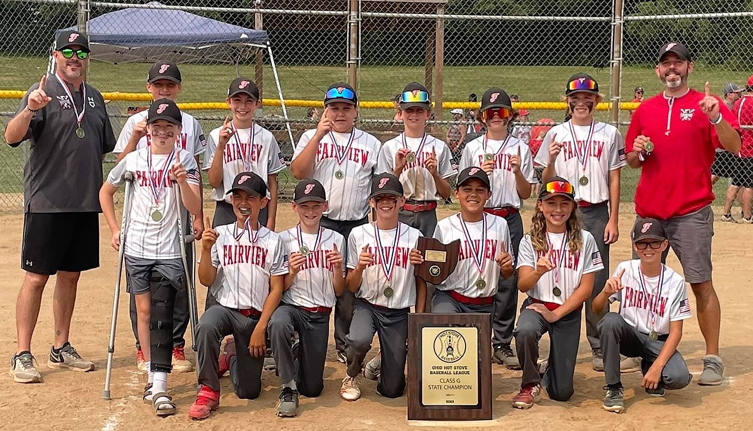 2023 Class G State Champions - Fairview Park Warriors Bejcek