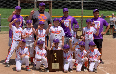 2021 Class I State Champions - Avon 3 Outs Purple